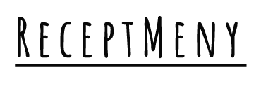 ReceptMeny